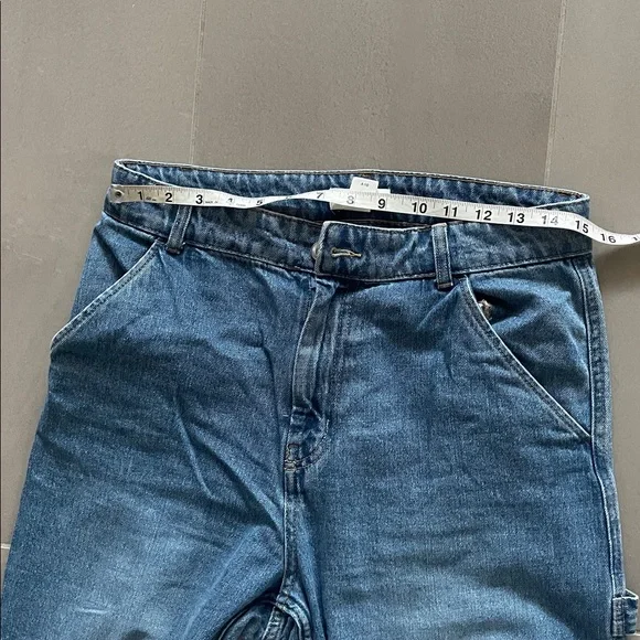 H&M  Cargo high waist wide leg jeans - Picture 7 of 16